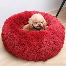 Load image into Gallery viewer, Sleep Luxury Soft Plush Dog Bed Round Shape Sleeping Bag Kennel Cat Puppy Sofa Bed Pet House Winter Warm Beds Cushion Cat Bed
