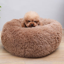 Load image into Gallery viewer, Sleep Luxury Soft Plush Dog Bed Round Shape Sleeping Bag Kennel Cat Puppy Sofa Bed Pet House Winter Warm Beds Cushion Cat Bed
