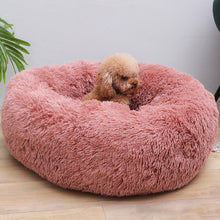 Load image into Gallery viewer, Sleep Luxury Soft Plush Dog Bed Round Shape Sleeping Bag Kennel Cat Puppy Sofa Bed Pet House Winter Warm Beds Cushion Cat Bed
