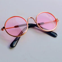Load image into Gallery viewer, 1PC Newest  Fashion Pet Dog Cat Doll Toy Cool Resin Glasses Pet Sunglasses For BJD Blyth Baby Toy  Photo Props Doll  Accessories

