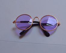 Load image into Gallery viewer, 1PC Newest  Fashion Pet Dog Cat Doll Toy Cool Resin Glasses Pet Sunglasses For BJD Blyth Baby Toy  Photo Props Doll  Accessories
