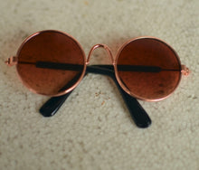 Load image into Gallery viewer, 1PC Newest  Fashion Pet Dog Cat Doll Toy Cool Resin Glasses Pet Sunglasses For BJD Blyth Baby Toy  Photo Props Doll  Accessories
