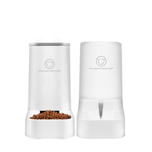 Load image into Gallery viewer, Plastic Auto Pet Feeder Dispenser Large Container Automatic Cat Drinking Fountain Cat Food Bowls Karma Dla Psa Supplies KK60WS
