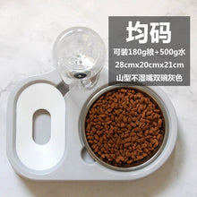 Load image into Gallery viewer, Pets Feeders Food Water Fountain Cat Dispenser Plastic Dog Two Bowl Dispensador De Comida Comedero Automatico Bestselling GG50ws
