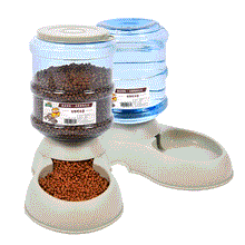 Load image into Gallery viewer, Hanging Dog Bowls Large Pet Feeder Plastic Multi Cat Water Dish Dogs Food Treat Dispenser Comedouro Cao Automatic Feeders KK60WS

